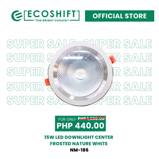 Super Sale 15W Led Downlight Center Frosted Nature White
