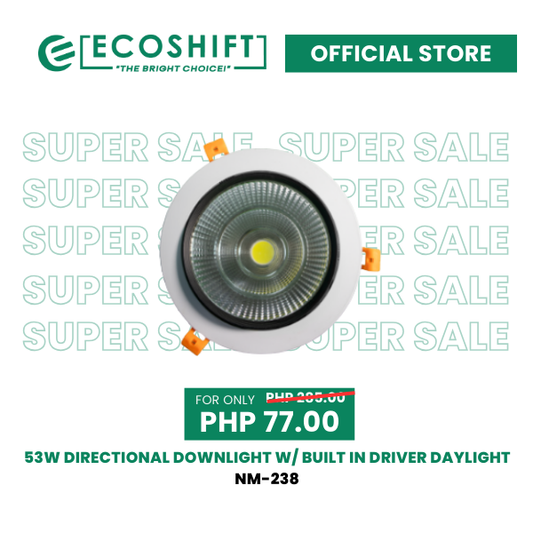Super Sale Directional Downlight w/ Built in Driver 53W Daylight
