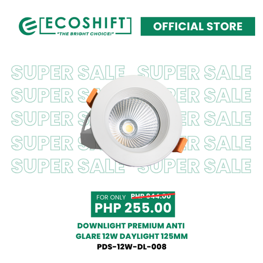 Super Sale Downlight Premium Anti Glare 12W Daylight 125MM