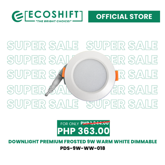 Super Sale Downlight Premium Frosted 9W Warmwhite Dimmable