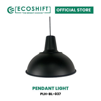 Pendant Light Housing Black Shaded Dome