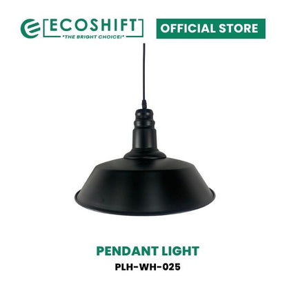 Pendant Housing Vintage Dome Black