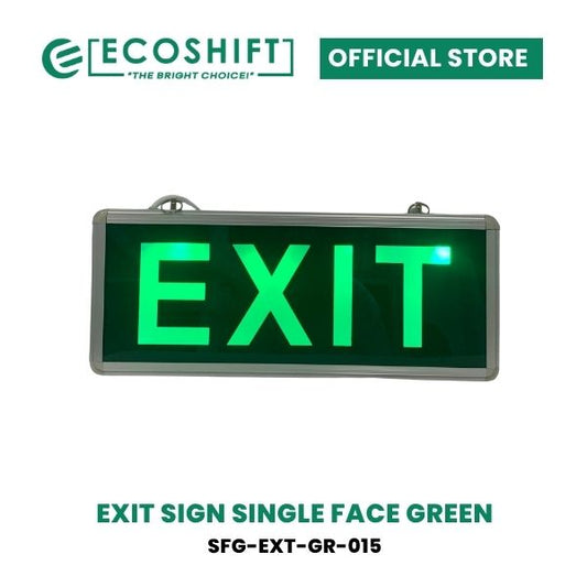 LED Exit Light Glass Exit Word Single/Double Face