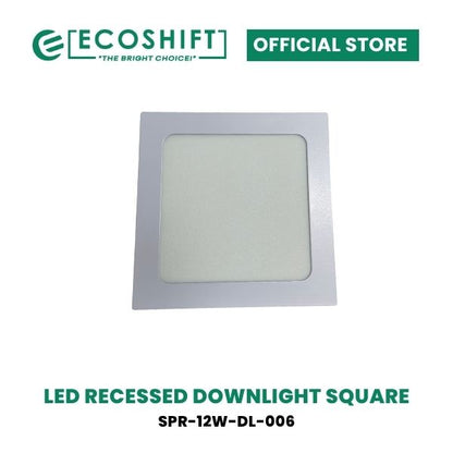 LED Recessed Downlight Square 6W 12W 18W