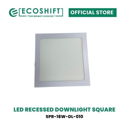 LED Recessed Downlight Square 6W 12W 18W
