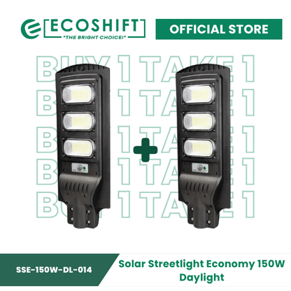Buy 1 Take 1 Solar Streetlight Economy 150W Daylight