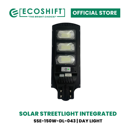 LED Solar Streetlight Integrated 60W 100W 150W 300W Daylight Economy Monocrystalline