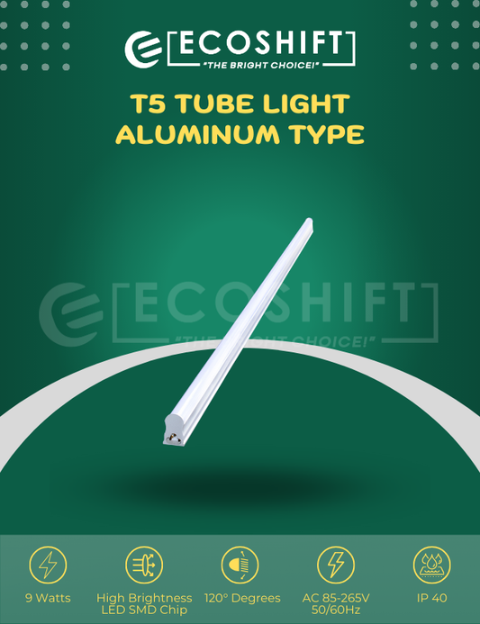 T5 Tubelight - Deluxe 9W 2ft. Daylight