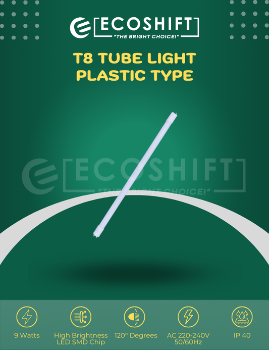 T8 Tubelight - Economy 9W 2ft. Daylight