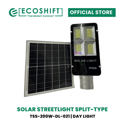LED Solar Streetlight Split-Type 100W 150W 200W Daylight Economy Monocrystalline