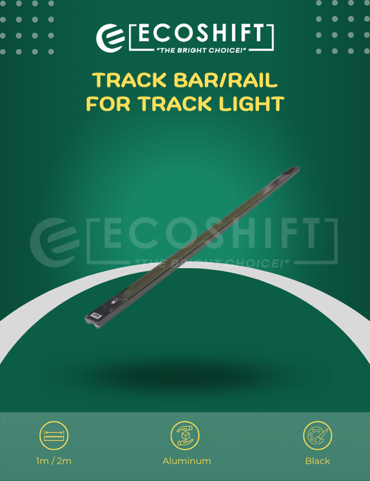 Track Bar/Rail for LED Track Light 1m / 2m Black