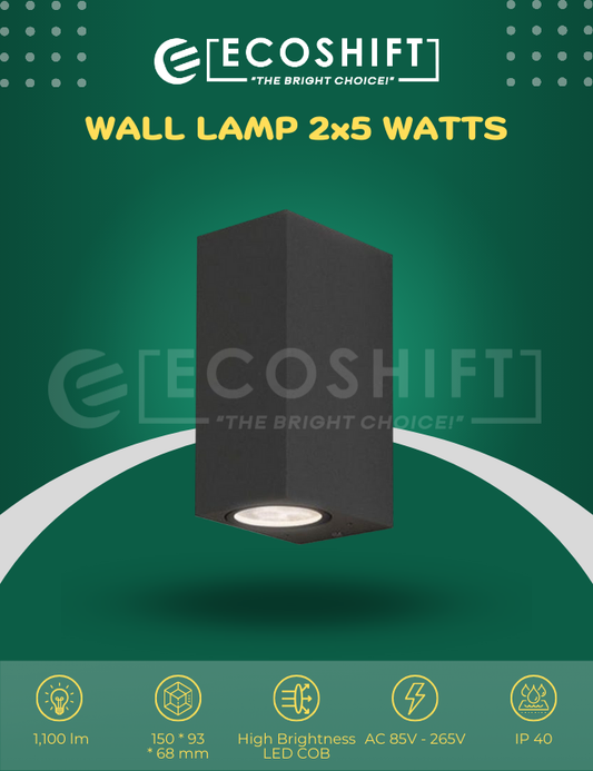 Wall Lamp - Deluxe 2×5 Watts COB Type