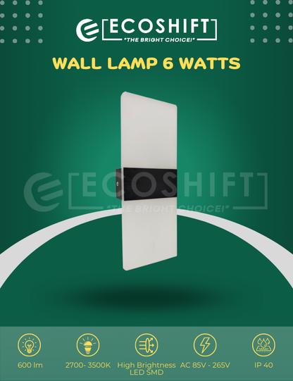 Wall Lamp - Deluxe 6 Watts Warm White