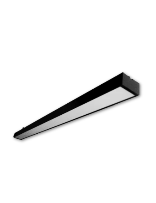 LED Pendant Light 36W Black Hanging Linear Light